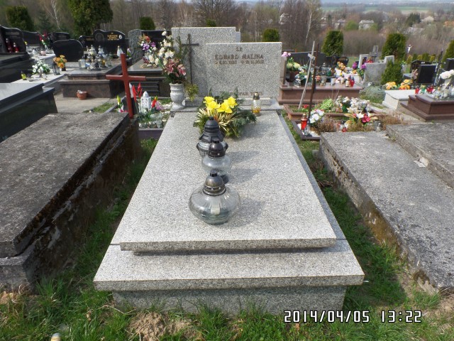 Edward Malina 1923 Kalwaria Zebrzydowska - Grobonet - Wyszukiwarka osób pochowanych